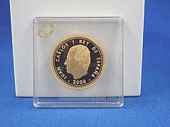 Blick auf die Bildseite der Münze