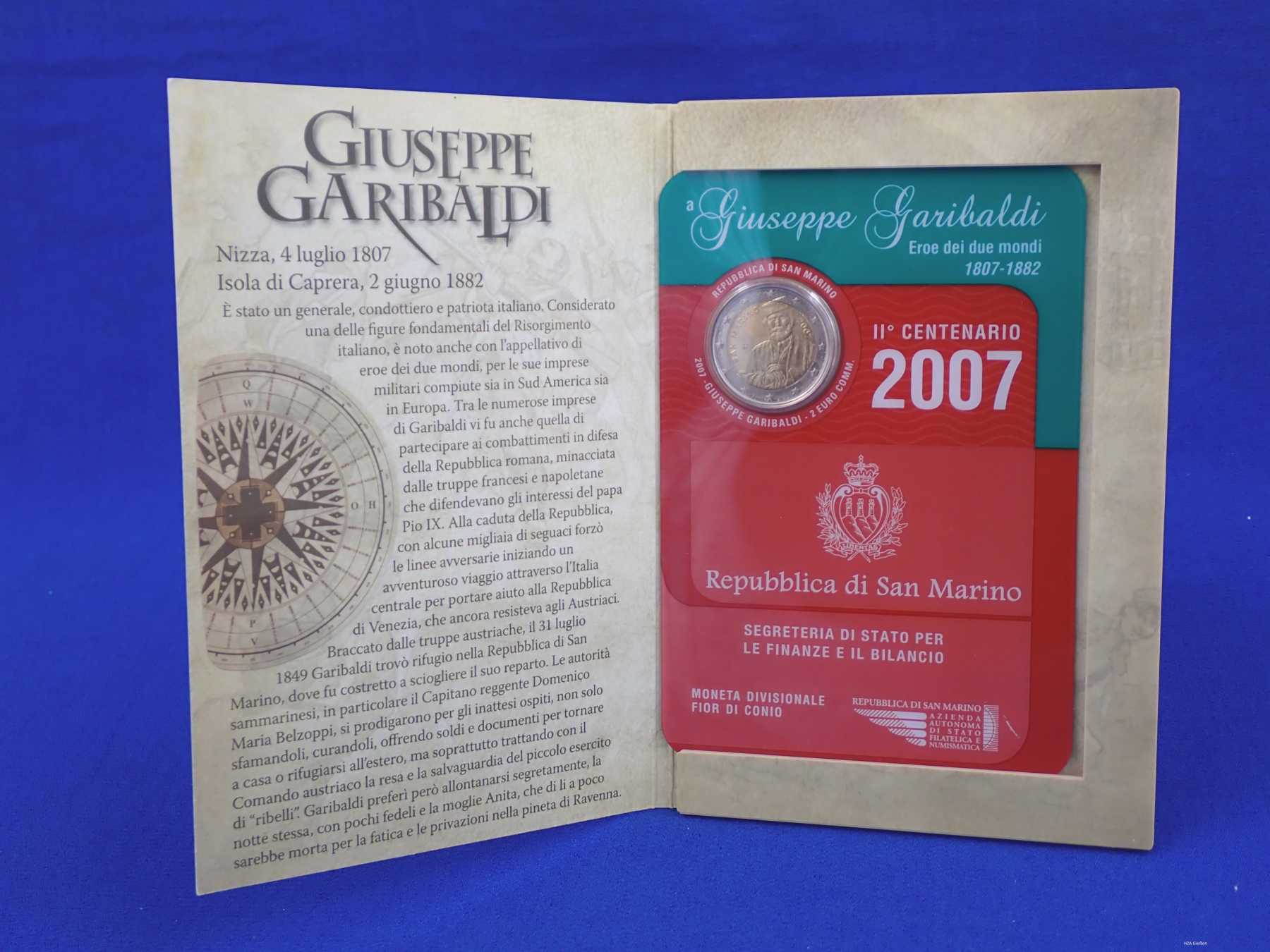 Coincard eingeschoben in den Folder