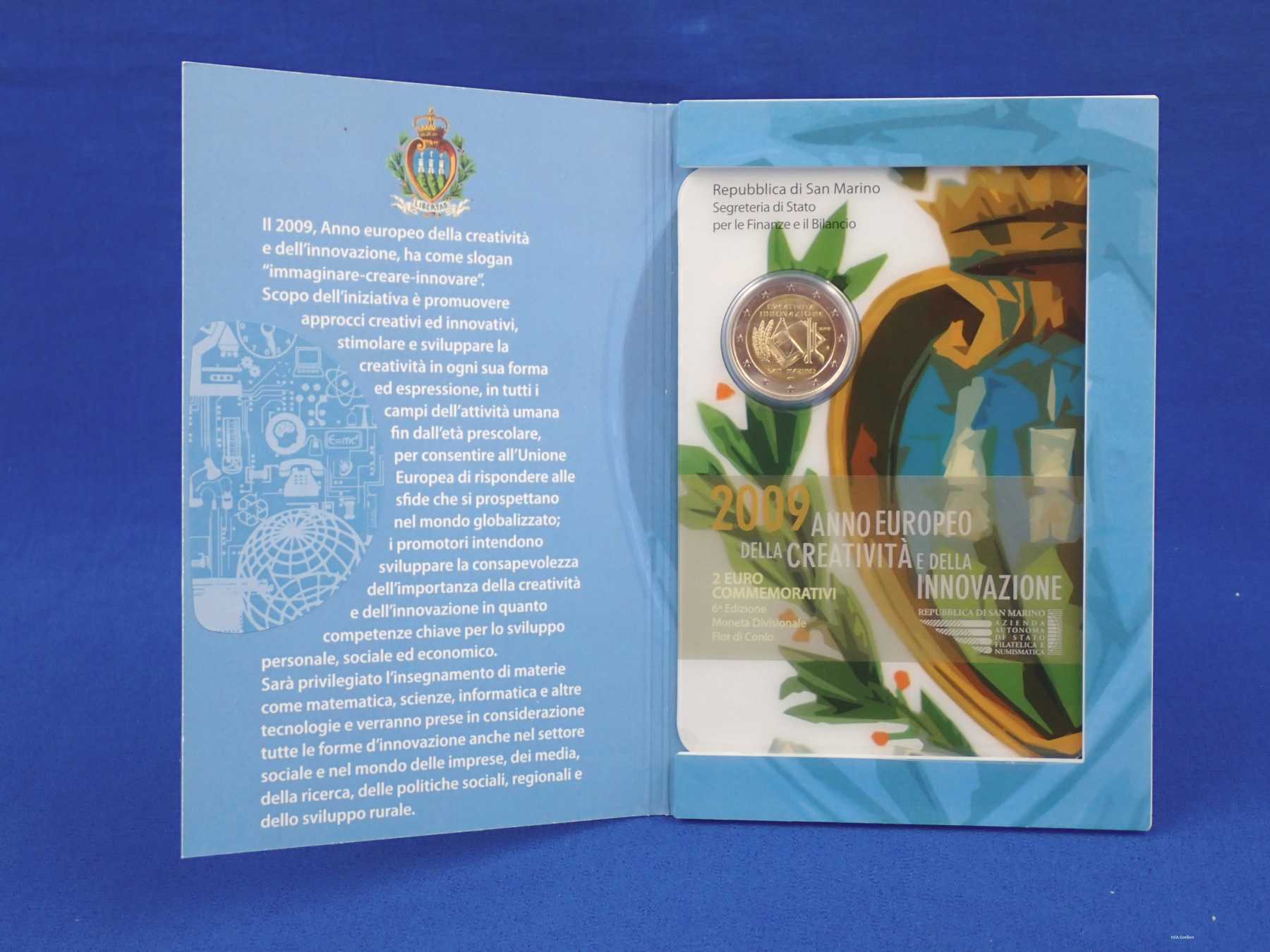 Coincard eingeschoben in den Folder