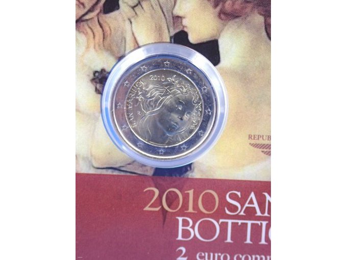 Blick auf die Bildseite der 2 Euro Münze