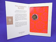 Klappfolder aufgeschlagen mit Blick auf die Coincard