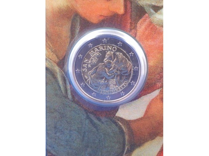 Blick auf die Bildseite der 2 Euro Münze