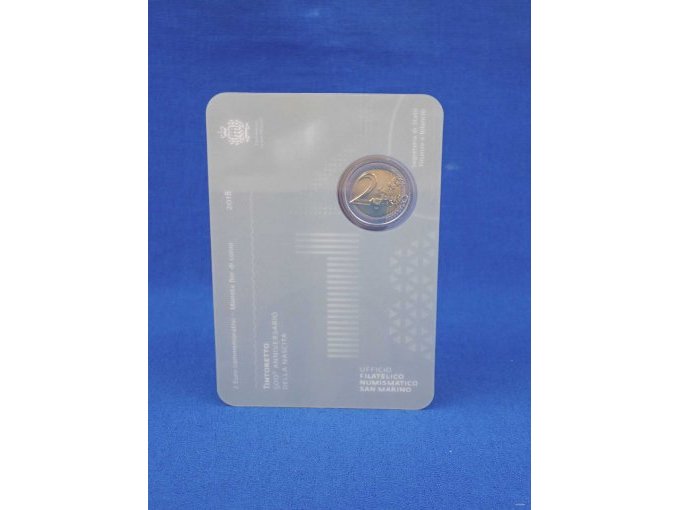 Coincard-Rückseite mit integrierter Münze