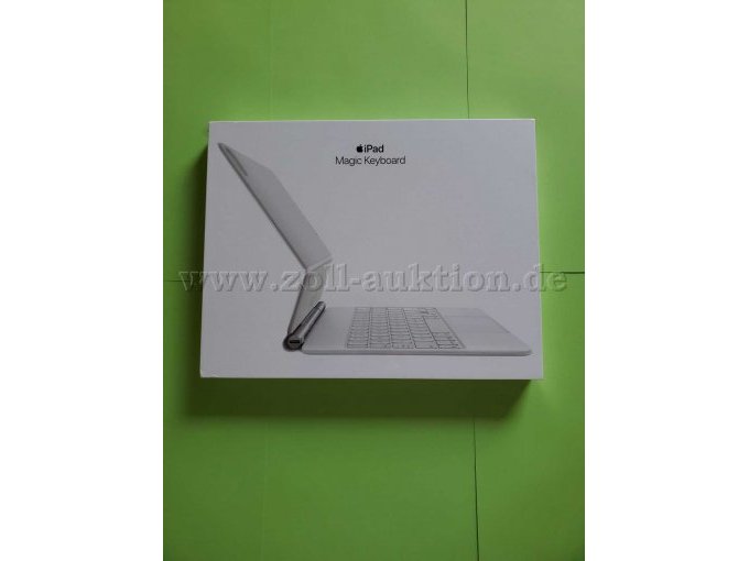 Magic iPad Keyboard,OVP Frontansicht Kartonage in Cellophan