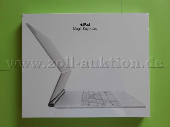 Magic Keyboard, OVP Frontansicht Kartonage mit Zellophan
