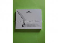 Magic iPad Keyboard,OVP Frontansicht Kartonage in Cellophan