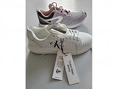 Calvin Klein Chunky Cupsole Sneaker u. Lila Rosa Laufschuh von Decathlon