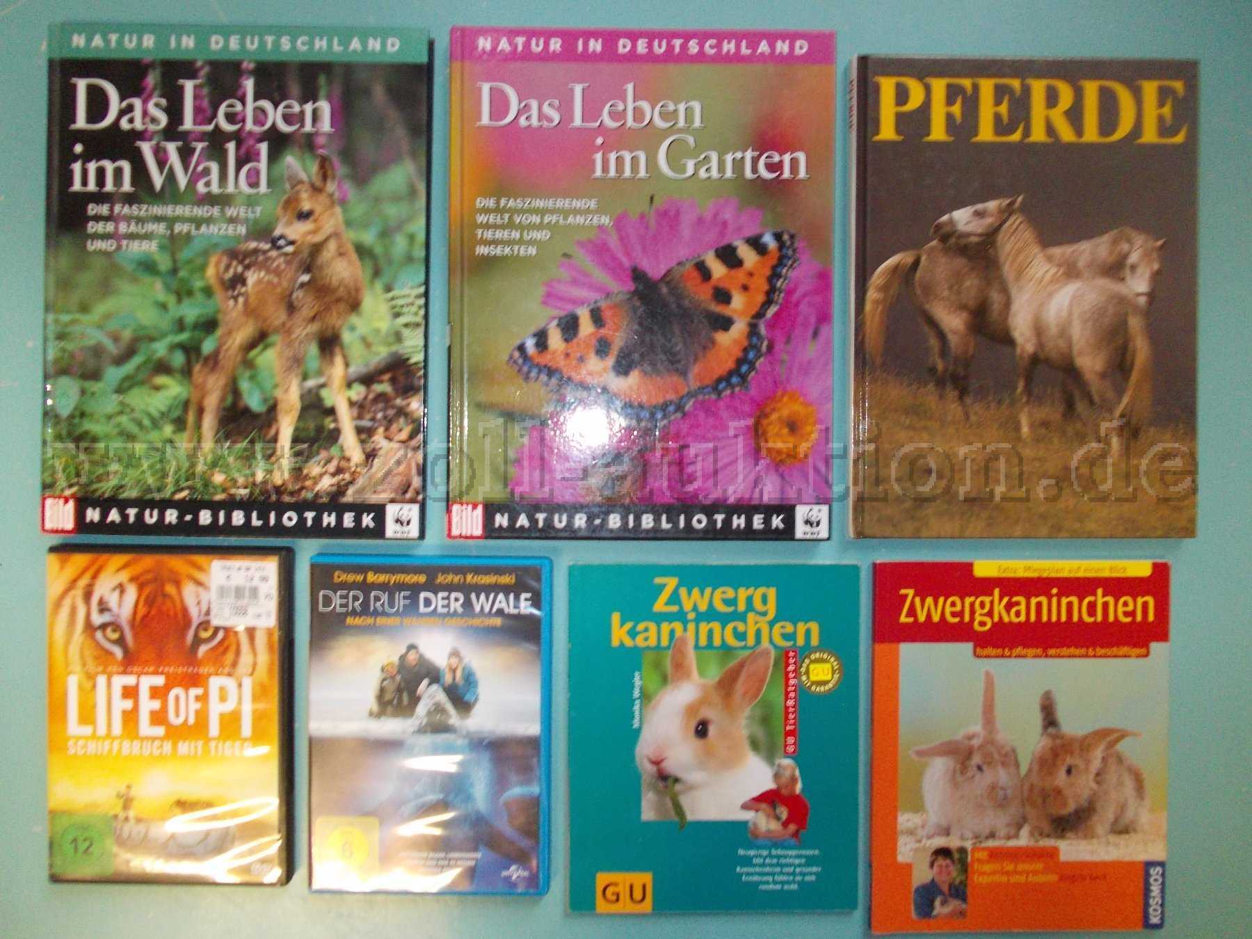 5 Bücher + 2 DVD