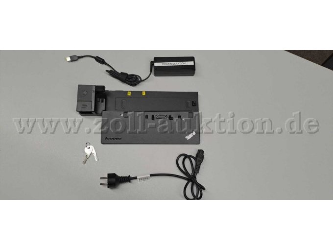 Dockingstation Lenovo ThinkPad Ultra Dock - Frontansicht und Zubehör