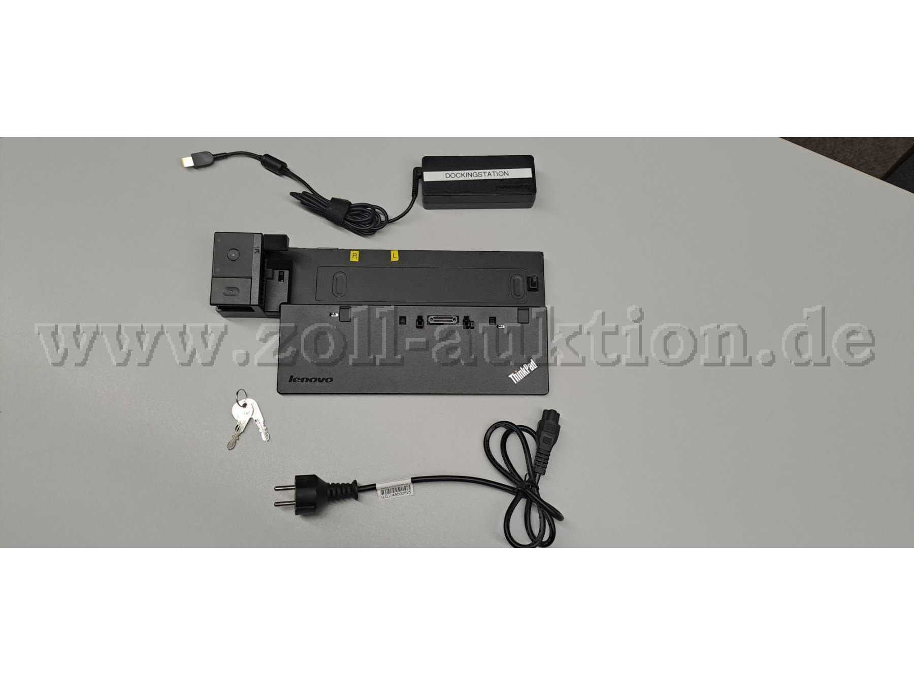 Dockingstation Lenovo ThinkPad Ultra Dock - Frontansicht und Zubehör