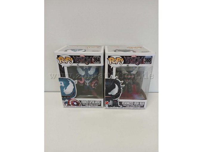 Venomized Captain America 364 und Venomized Iron Man 365