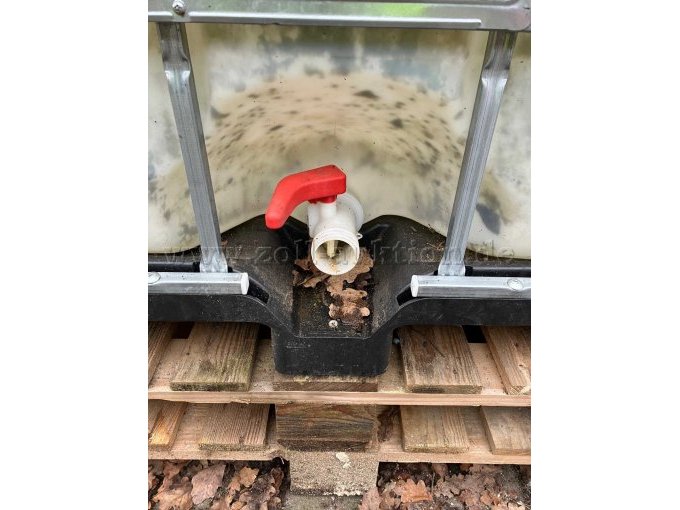 IBC 1000 Liter Container Ansicht Auslauf