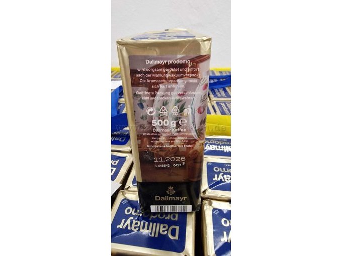 20 Kaffee Dallmayr Prodomo 500 Gramm – foto 4 – kavel bij Zoll-Auktion, Neubrandenburg