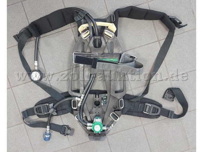 MSA AirGo Atemschutzgerät-Grundplatte mit Classicleitung Vorderseite