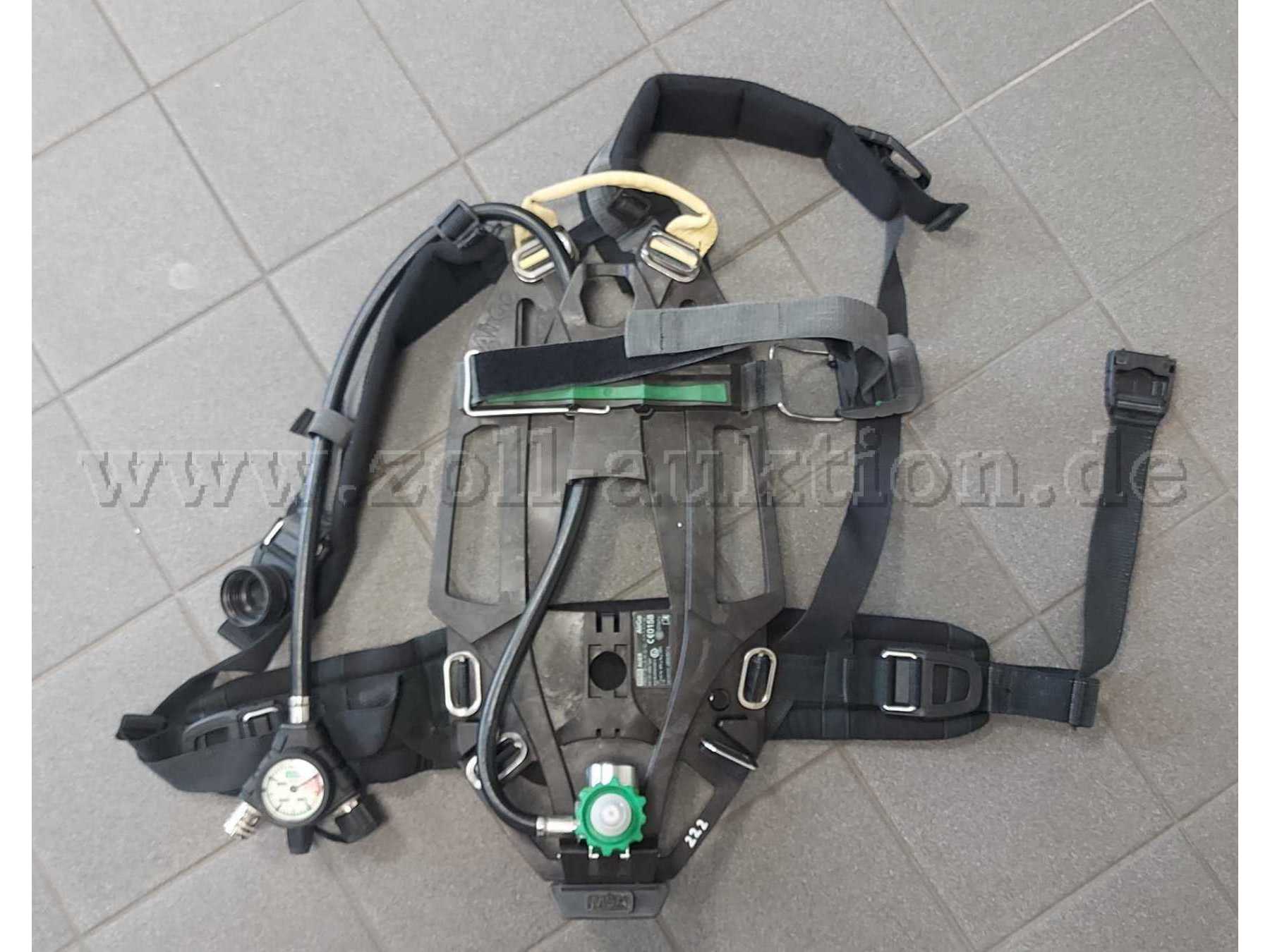 MSA AirGo Atemschutzgerät-Grundplatte Singleline Rückseite