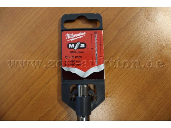 20 Milwaukee Hammerbohrer-M2-SDS-plus 6mm-400x460mm – foto 2 – kavel bij Zoll-Auktion, Aachen