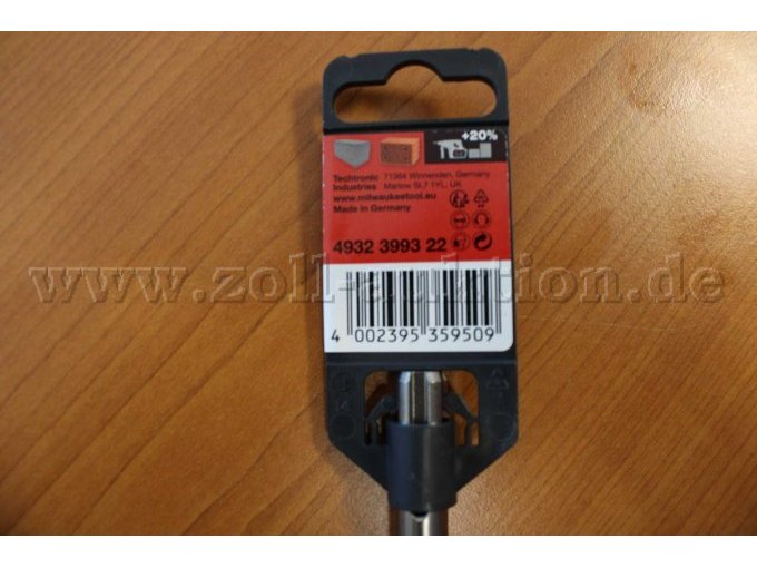 20 Milwaukee Hammerbohrer-M2-SDS-plus 6mm-400x460mm – foto 3 – kavel bij Zoll-Auktion, Aachen