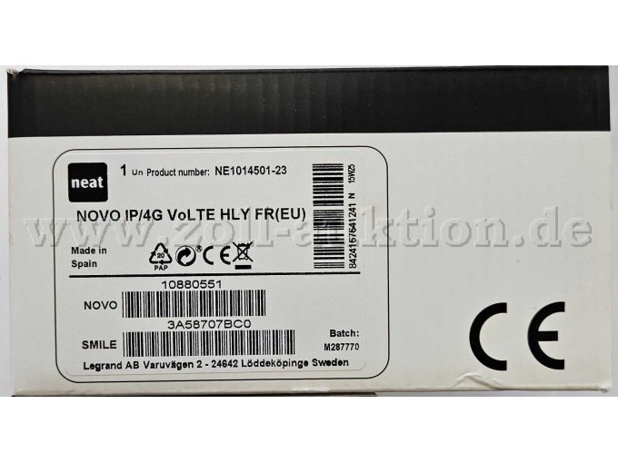 Originalverpackung mit Etikett