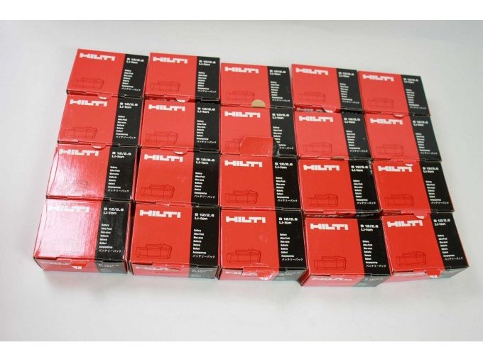 20 ongebruikte 12V Li-ion-accu's „Hilti“ B12 2.6 in de originele verpakking – foto 2 – kavel bij Zoll-Auktion, Hamburg
