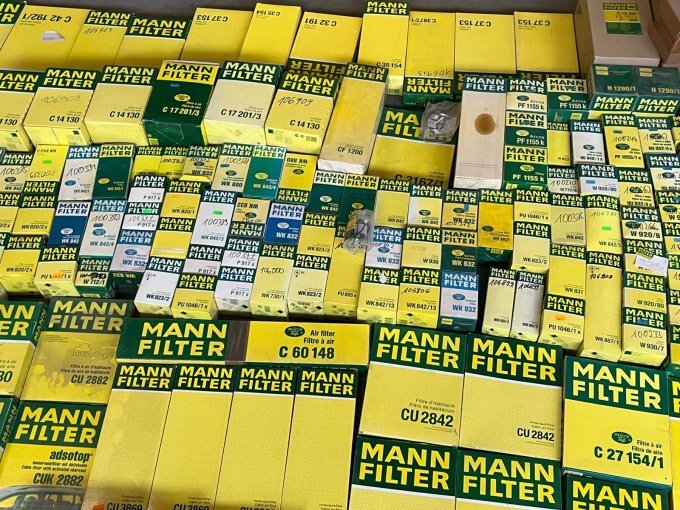 Verschiedene Filter vom Hersteller MANN