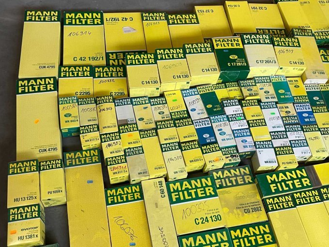 Verschiedene Filter vom Hersteller MANN