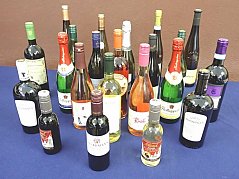 verschiedener Wein & Sekt & Glühwein
