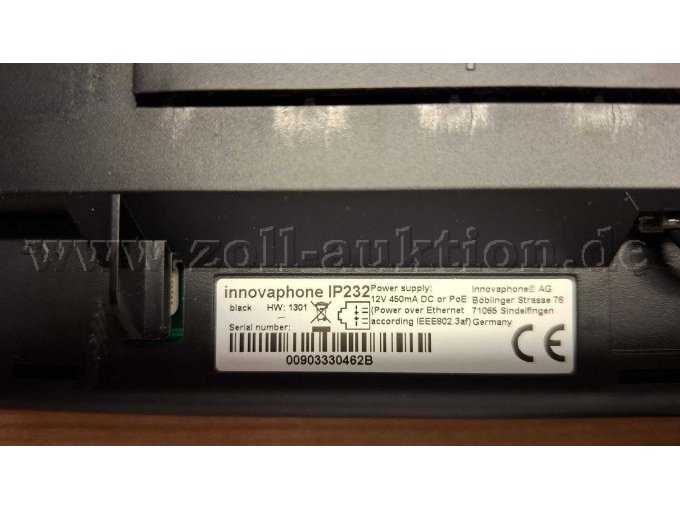 Innovaphone IP232 CE Zertizierung
Beispiel