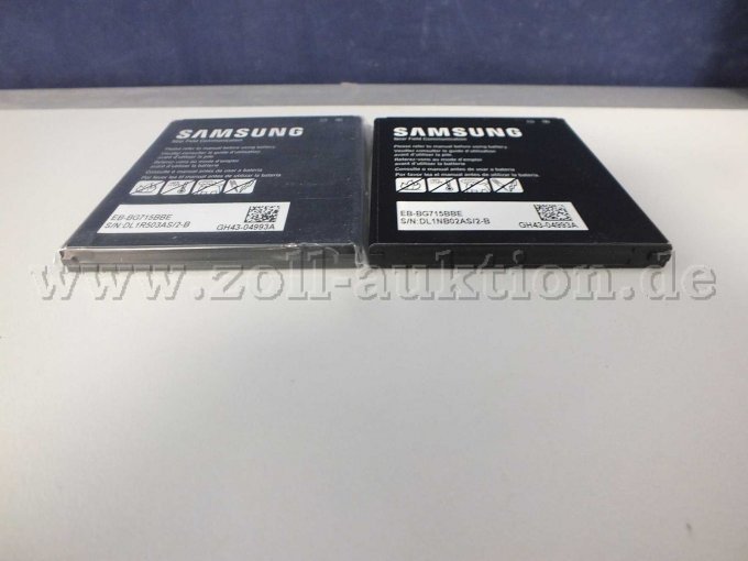 Ansicht der Akkus von unten