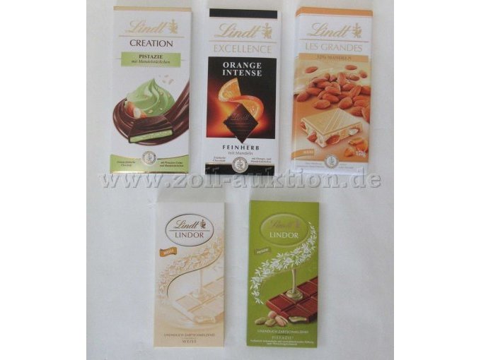 Lindt Schokolade Vorderseite