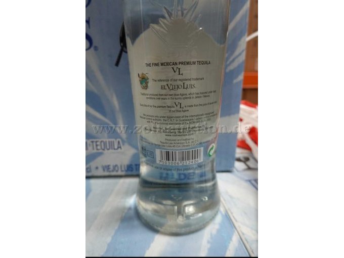 Tequila Silver "El Viejo Luis" 0,7 Liter 38% Vol.
Rückseite