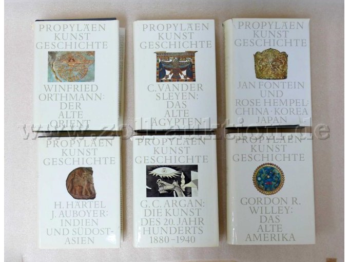6 Bände Propyläen Kunstgeschichte