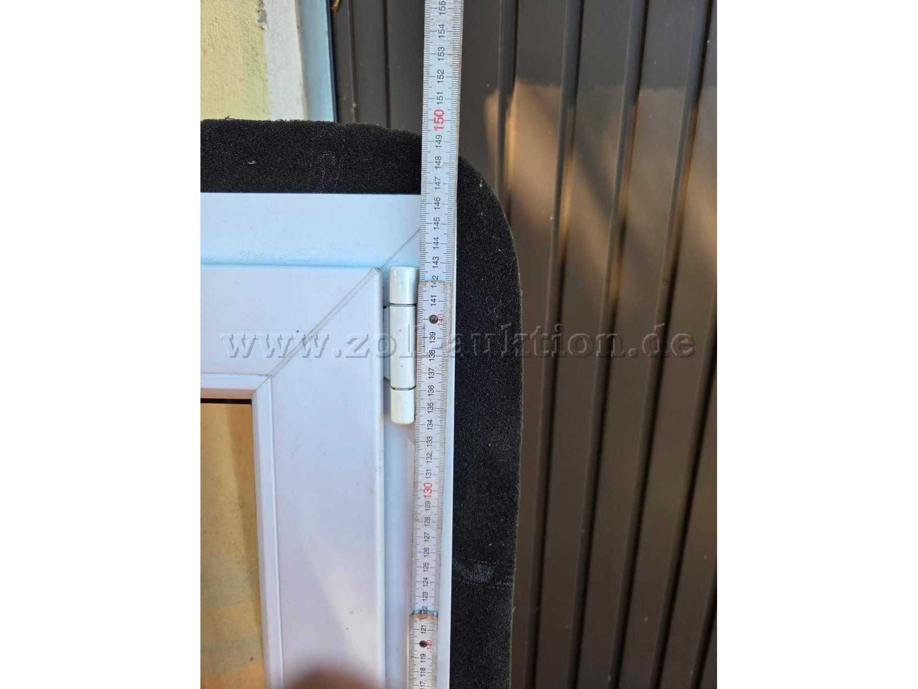 Doppelflügel-Fenster Abmessung Rahmen hoch