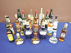 verschiedene Spirituosen