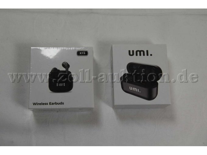 1 Paar Bluetooth Kopfhörer „X15“ & 1 Paar Bluetooth Kopfhörer „UMI“