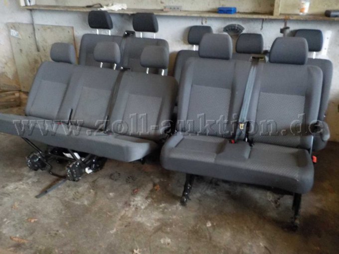 Detailbild Frontansicht Sitzbänke für VW T5