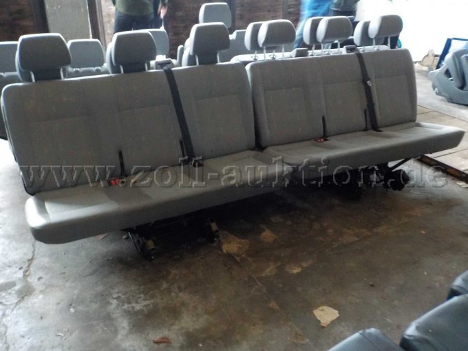 Frontansicht Sitzbänke für VW T5