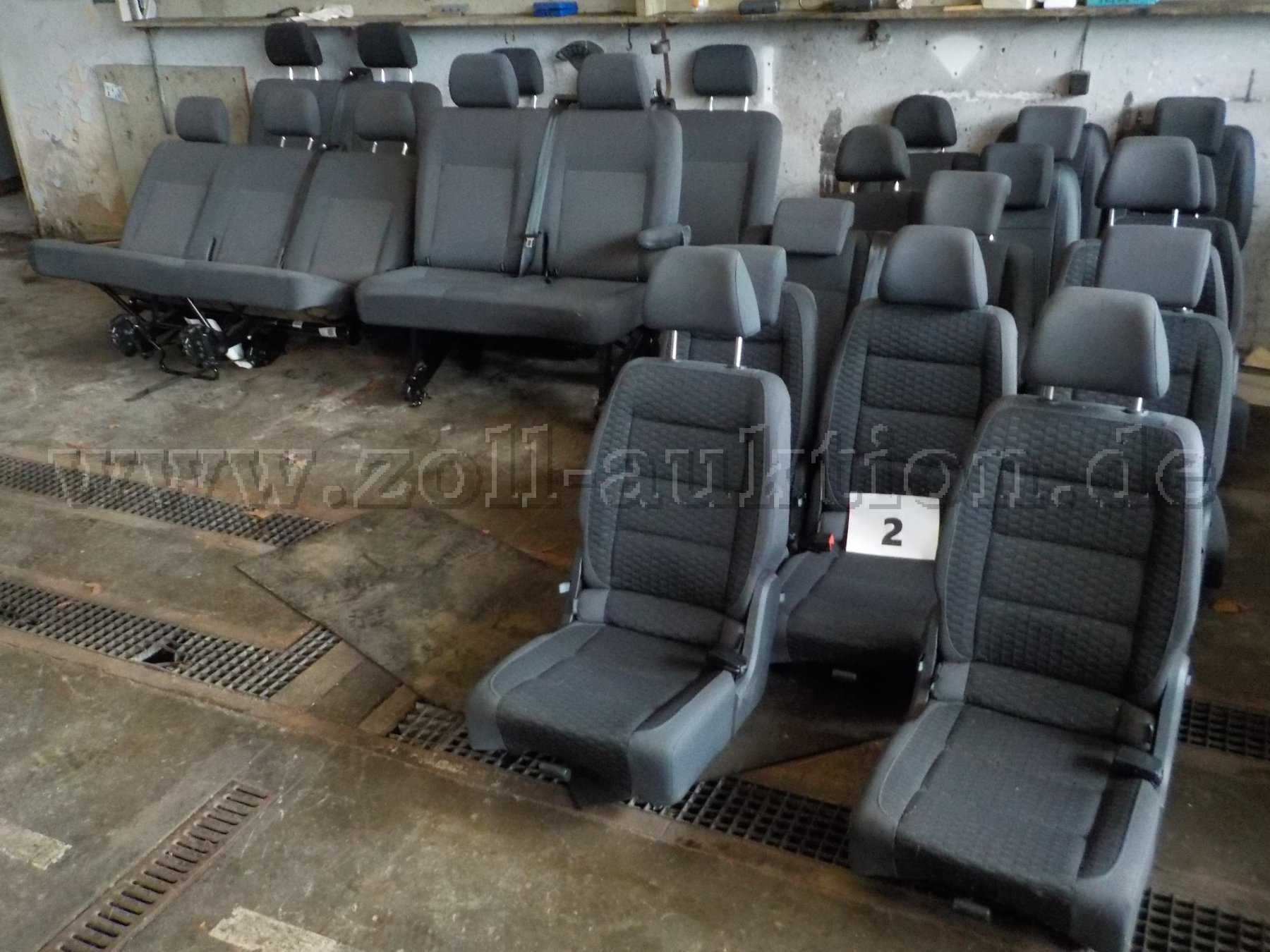 Frontansicht Sitze für VW Touran und VT T5