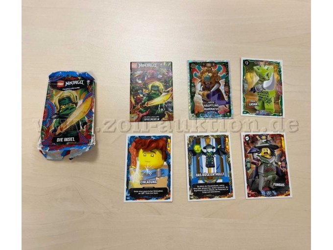 5 Sammelkarten von Lego Ninjago