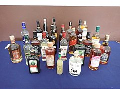 verschiedene Spirituosen