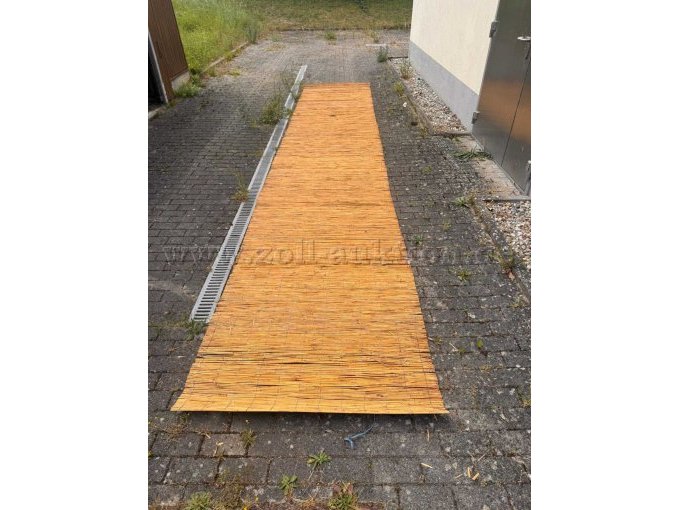 Ausgerollte Matte