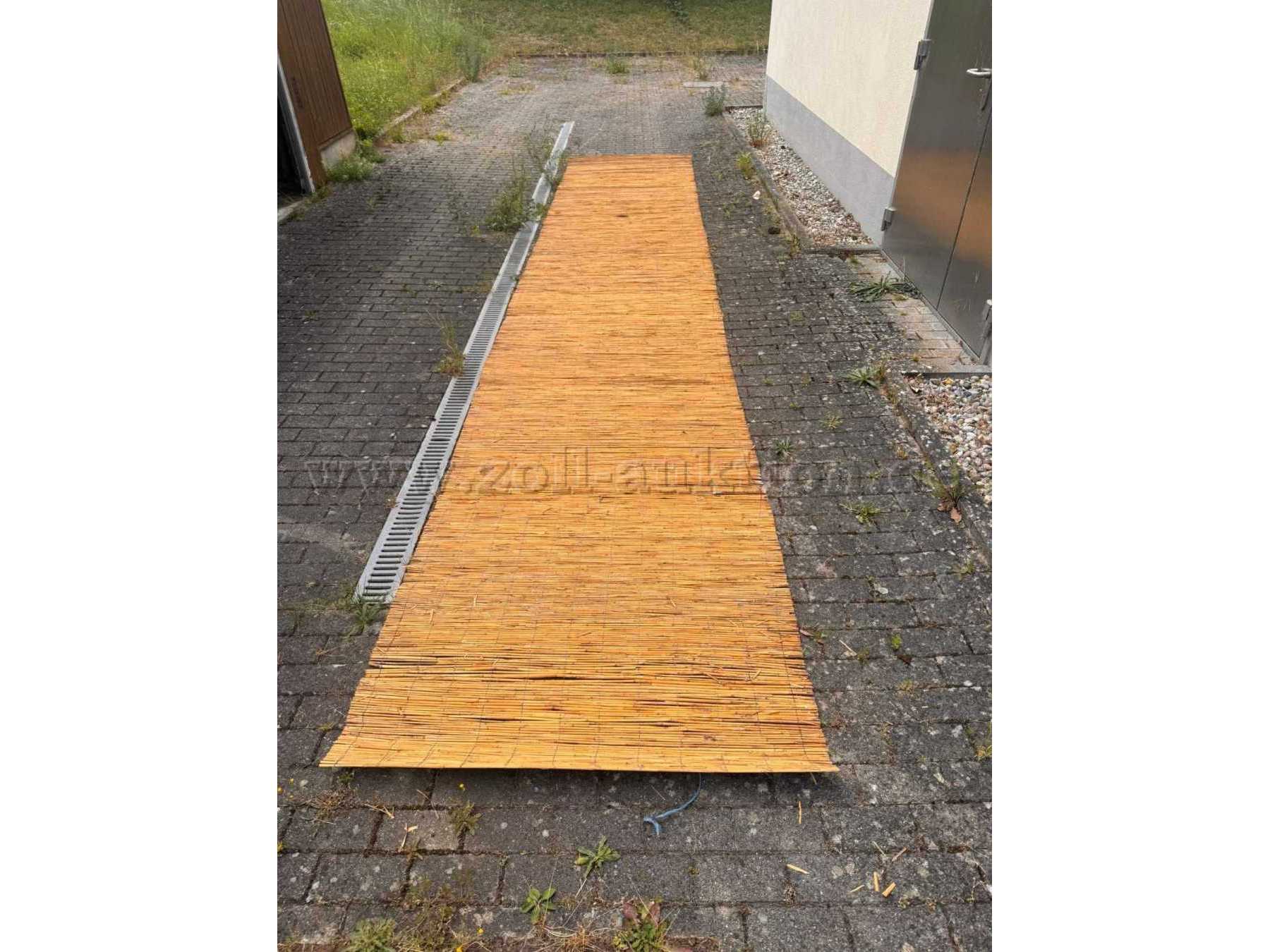 Ausgerollte Matte