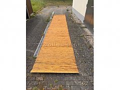 Ausgerollte Matte