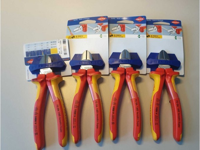 4 x Knipex Seitenschneider (70 06 160)