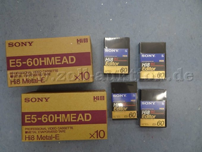 Sony E5-60 HMEAD, PAL 75, Hi8