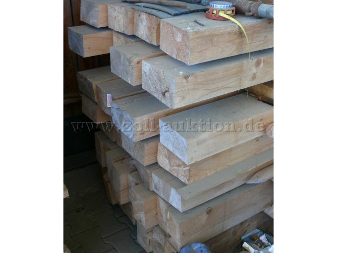 Holzbalken ca. 10cm x 18cm x 5m Sägerau Fichte