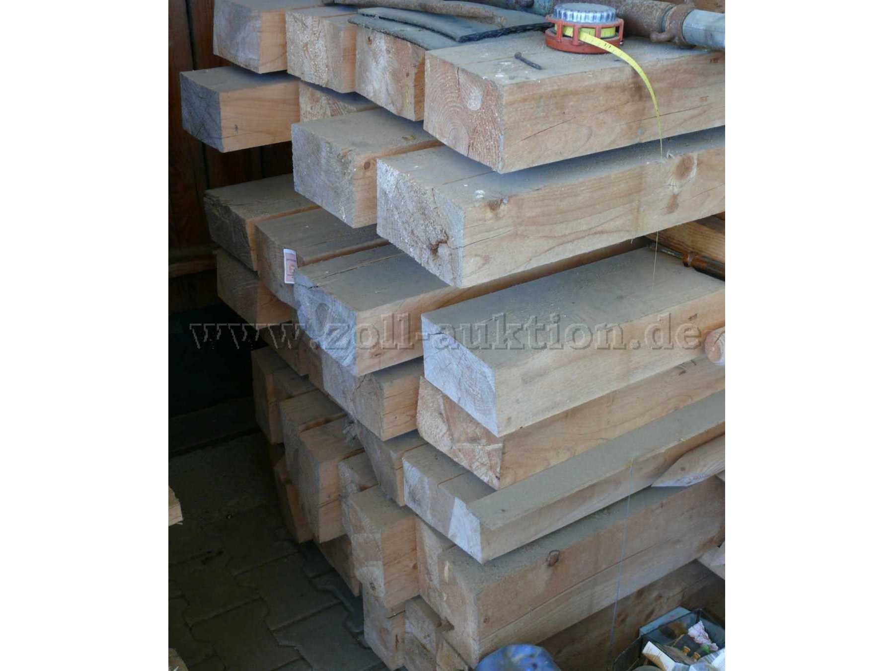 Holzbalken ca. 10cm x 18cm x 5m Sägerau Fichte