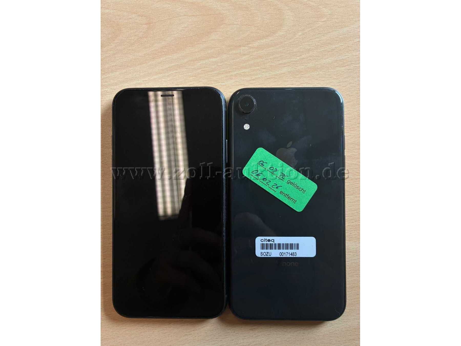 iPhones von vorne und hinten