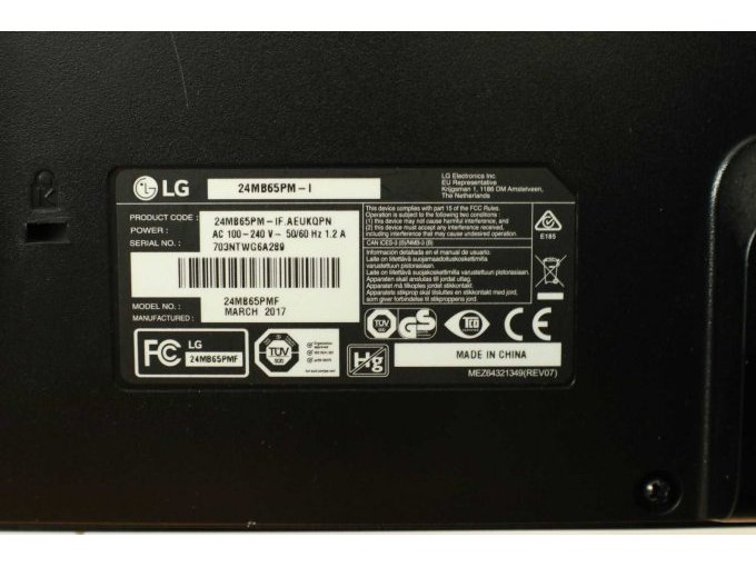 Typenschild mit CE-Kennzeichnung