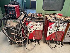 1 Stück EWM Phoenix 301 mit Expert Drive 4
2 Stück Fronius Vario Star 337