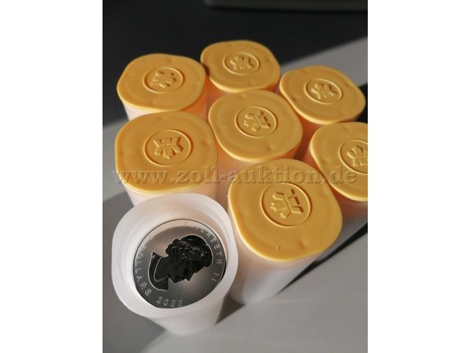 Behälter mit je 25 Münzen